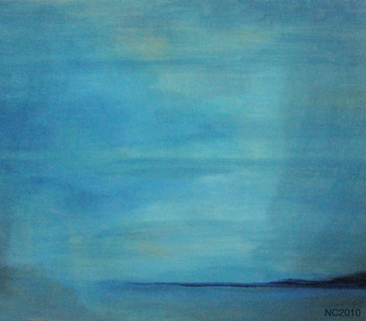 Agua, 2005  Óleo s/tela, 100 x 81 cm