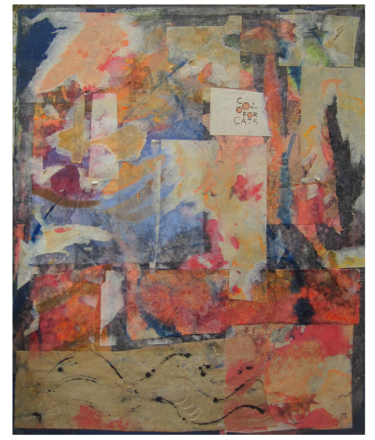 (1996) 38 x 46 cm. Collage s/lienzo