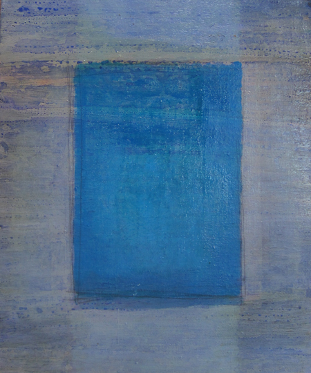 (2007) 38 x 46. Óleo tintas y barniz s/tela