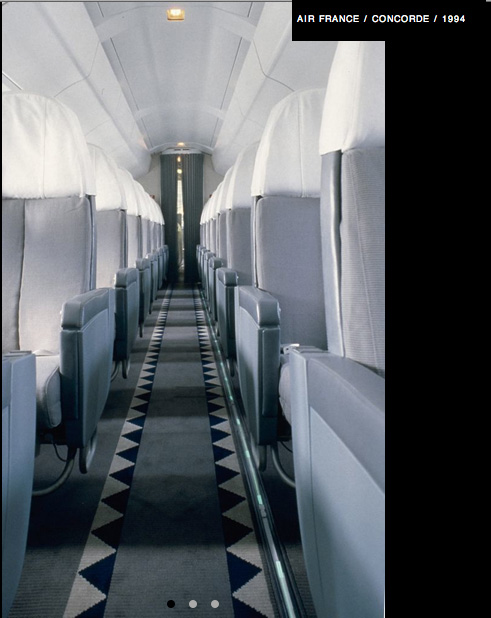 Interior Concorde, Air France, 1994