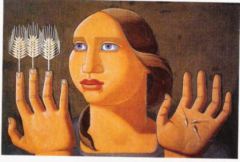 La sorpresa del trigo, 474 x 320 cm.