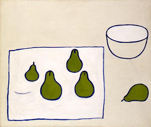 Five Pears, 1976, Oil on canvas, 63.5 x 76cm (25 x 30 in) British Council Arts Collection British Council Arts Collection © Estate of William Scott 2011