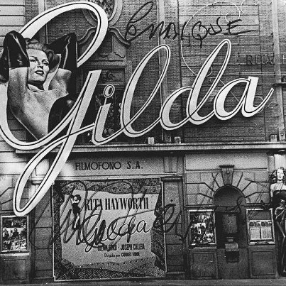 El 22 de diciembre de 1947, se estrenó en el Palacio "Gilda", protagonizada por Rita Hayworth.