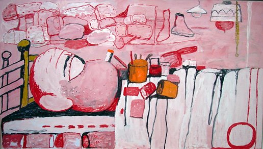 El pintor en la cama. 1973