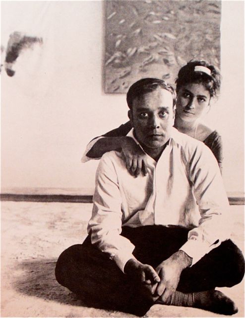 Yves Klein and Rotraut Uecker Paris 1961